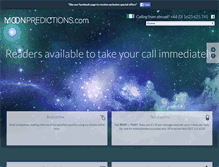 Tablet Screenshot of moonpredictions.com